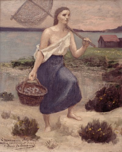 De visvrouw door Pierre Puvis de Chavannes